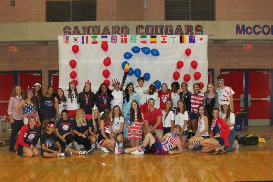 USA Olympics Homecoming Assembly