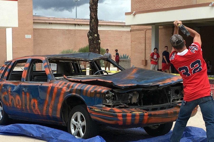 Sahuaro's Car Bash Tradition Lives On Another Year