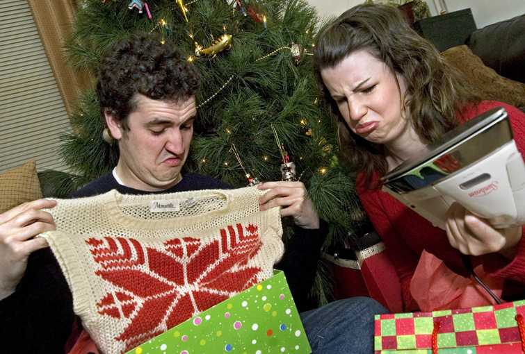 12/05/06-(Harrisonburg) 
Photo illustration of receiving bad Christmas gifts.
(Nikki Fox/Daily News-Record)