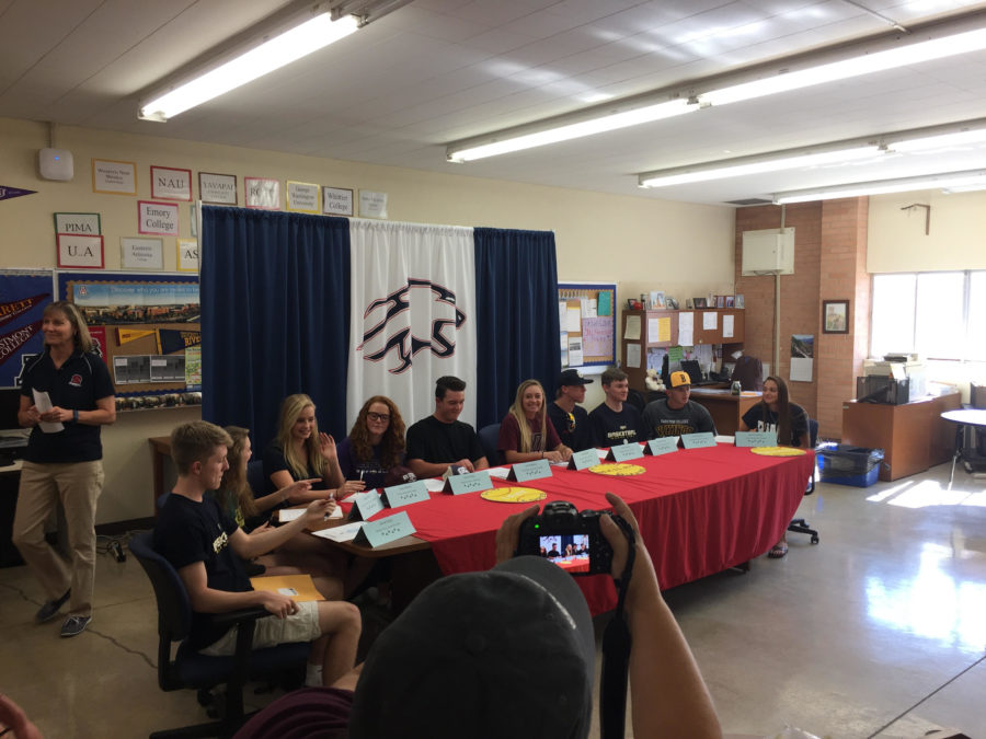 Sahuaro Signing Day 2k17 - Ten Athletes Commit