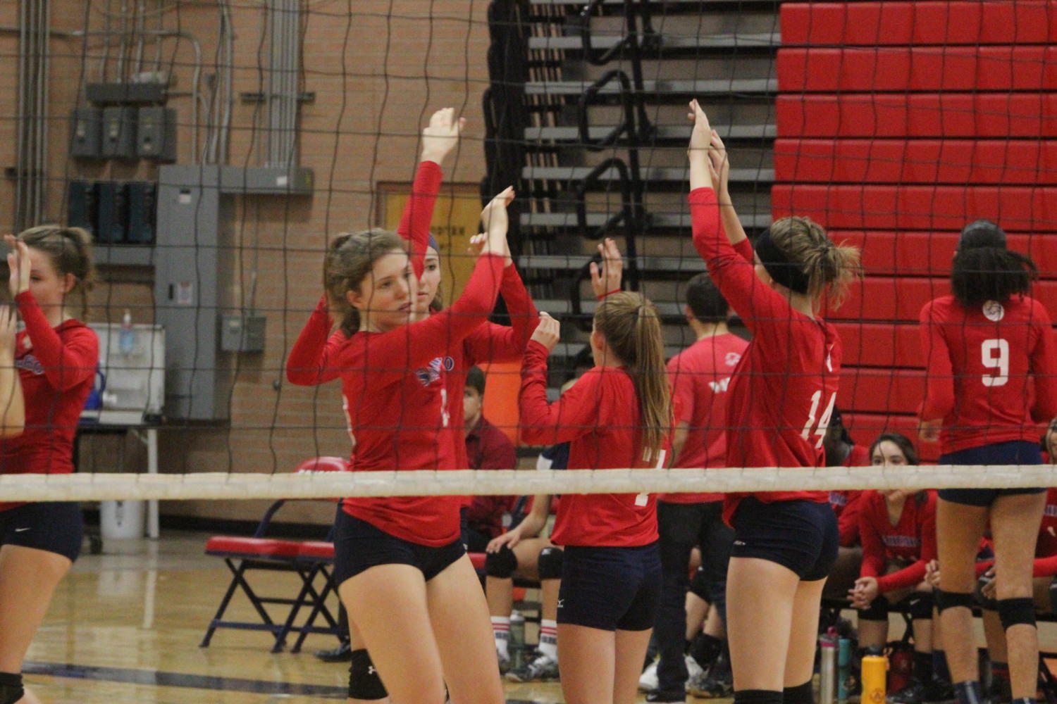 First Home Girls Volleyball Game Sets The Bar High