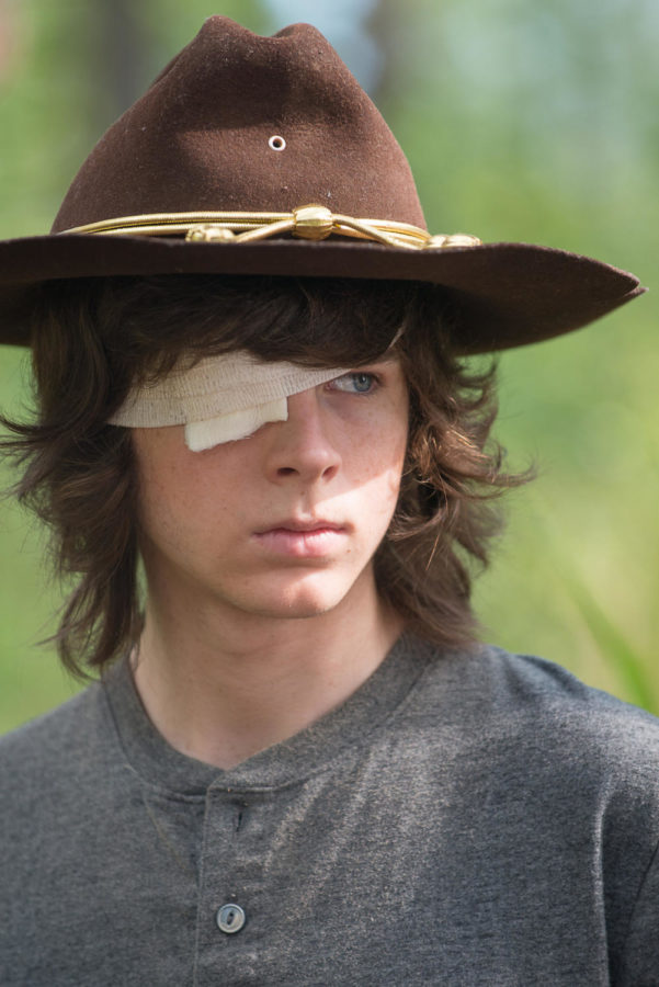 Chandler Riggs as Carl Grimes - The Walking Dead _ Season 6, Episode 10 - Photo Credit: Gene Page/AMC