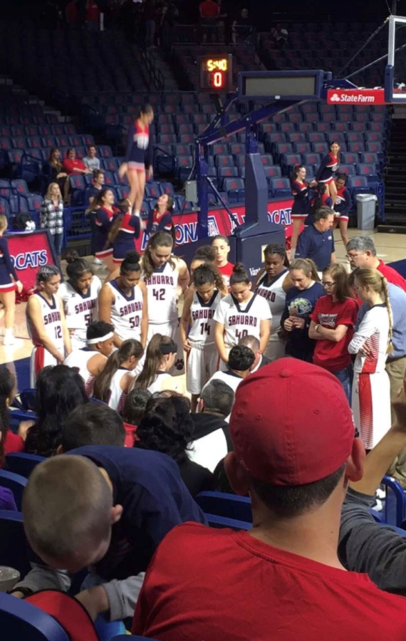 Girls and Boys Cougar Basketball at McKale Center