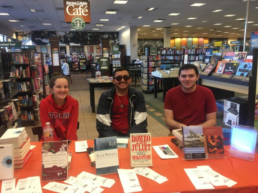 Connor Fries Heads Successful Barnes & Noble Fundraiser