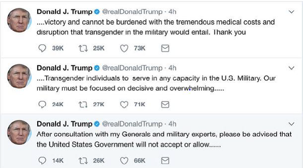 Transgender Joins The Military