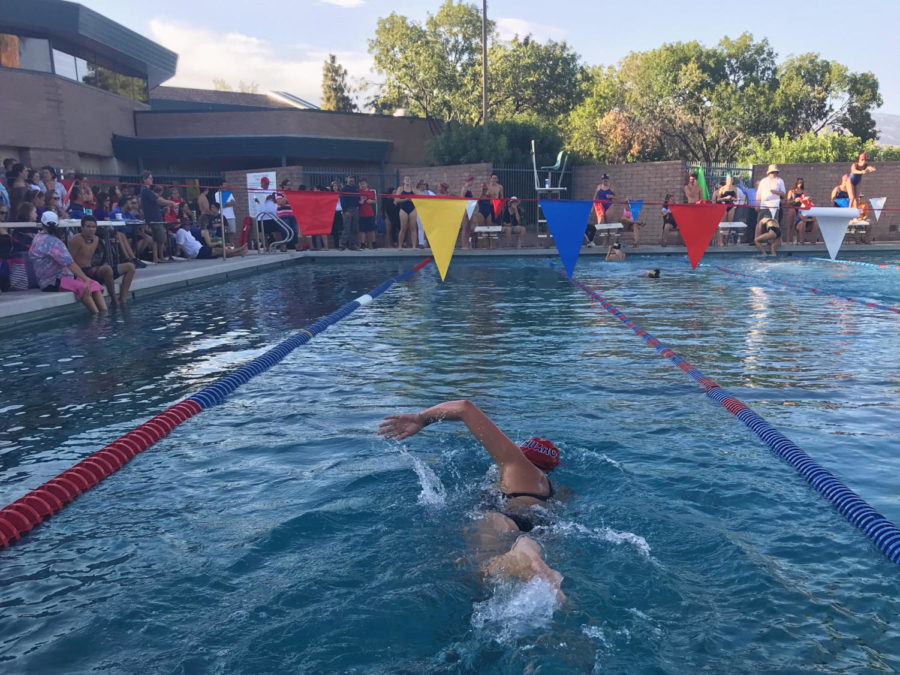 Sahauro Swim Team Goes Against Sabino and TV