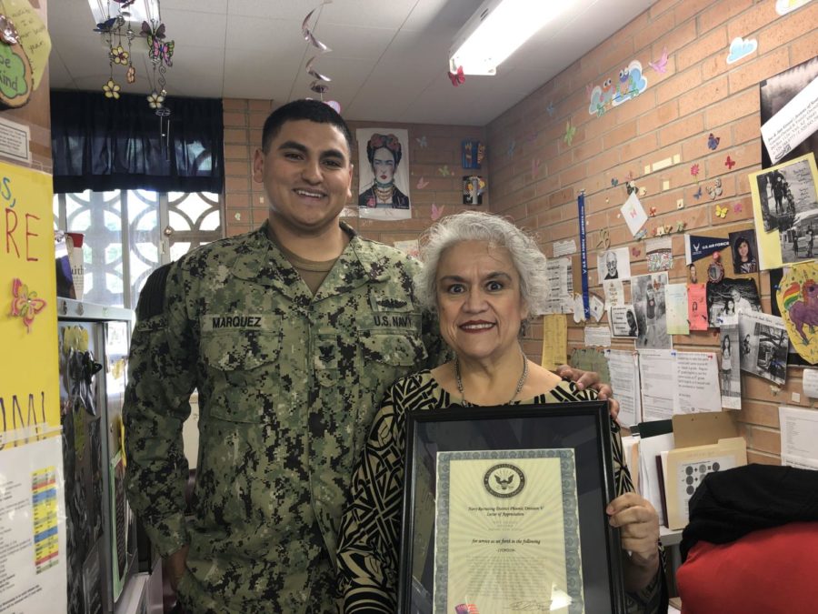 Sahuaro's Registrar: Patty Gallegos's Recieves Letter of Appreciation