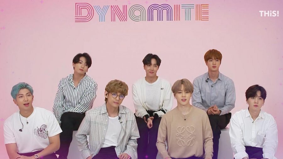 "Dynamite" by K-Pop band BTS debuted with over 7 million streams on Spotify on its first day being released. It is marketed as the biggest opening day for a song in 2020. In its 3rd week, the single reached number one on the Global 200 chart.