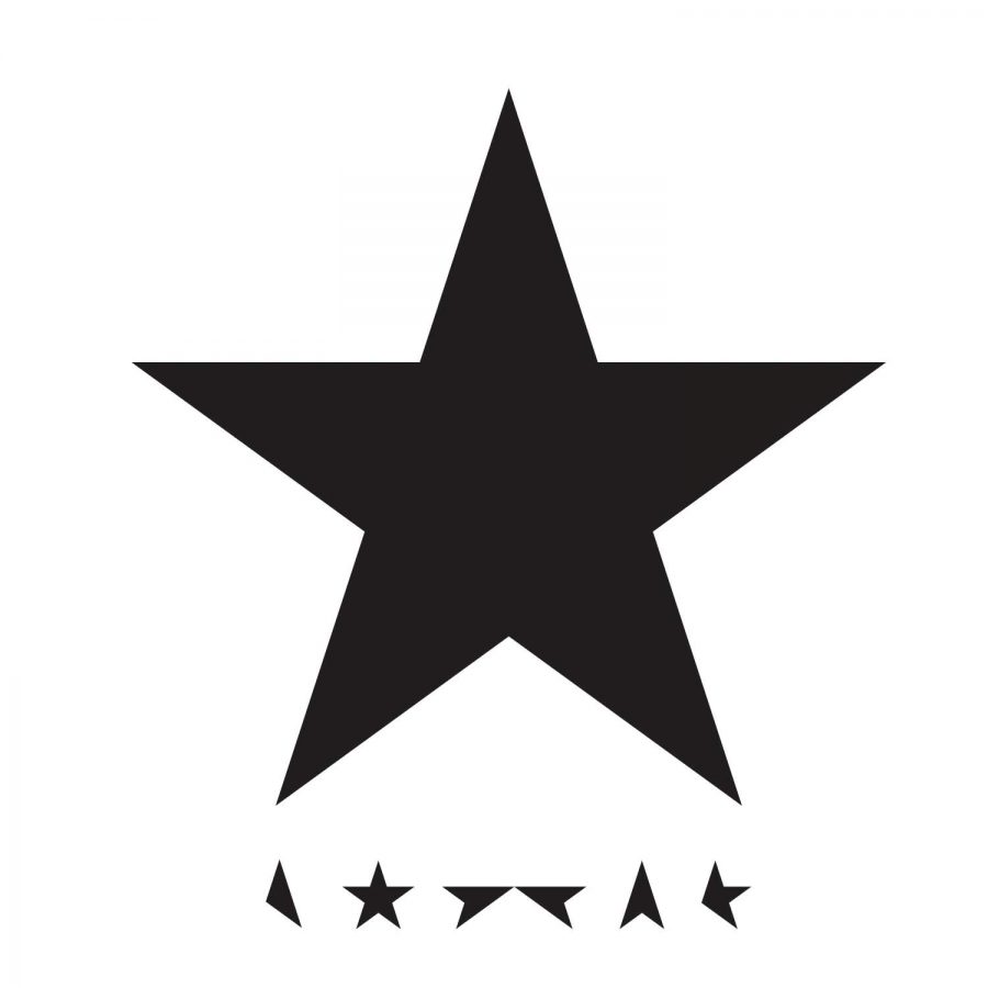 The album cover of 'Blackstar'.