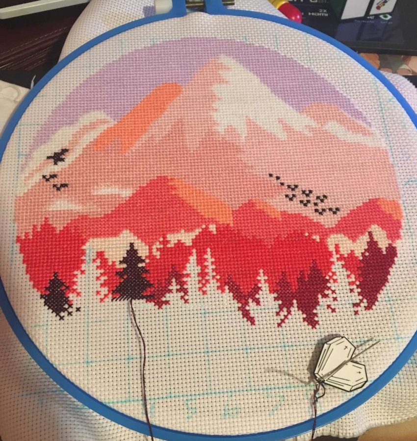 Cross Stitching Queen