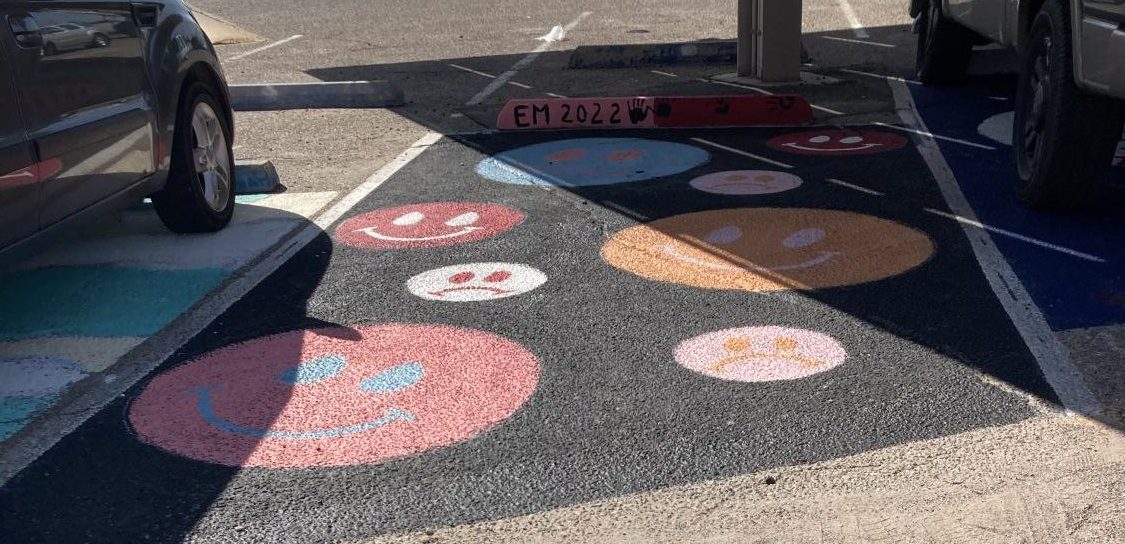 Sahuaro Seniors Make Their Mark on School Parking Lot