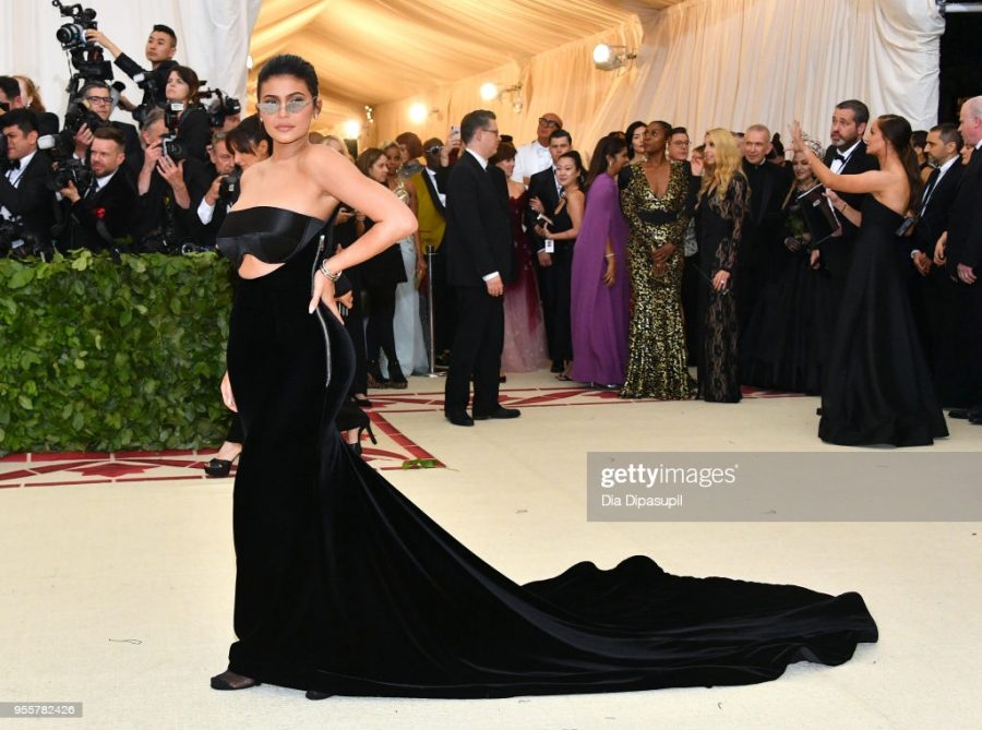 If you're not going to follow the theme at the most significant fashion event of the year, why are you even going? Kylie Jenner thought her plain silk Balmain dress with a flowing train and triangle shaped glasses was appropriate for Heavenly Bodies, giving us absolutely nothing. It's boring and I expected more from the 21-year-old billionaire. 5/10. (Photo by Dia Dipasupil/WireImage)