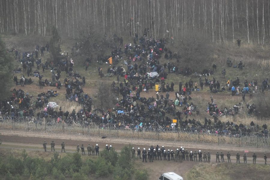 The refugees stuck between the forces of Poland and Belarus. 