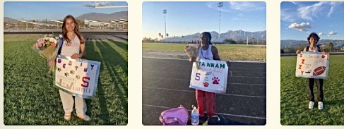 Track Senior Night Presents: Iyannah Tolliver, Destiny Lappitt, and Izaia Rodriguez