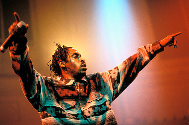 AMSTERDAM, NETHERLANDS - JANUARY 17: Rapper Coolio performs live on stage at Paradiso in Amsterdam, Netherlands on 17th January 1996. (photo by Frans Schellekens/Redferns)