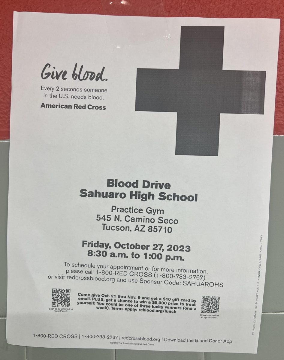 Sahuaro's Blood Drive