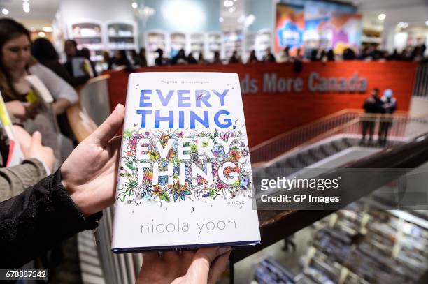 TORONTO, ON - MAY 04:  A general view of the "Everything Everything" book signing at Indigo Eaton Centre on May 4, 2017 in Toronto, Canada.  (Photo by GP Images/Getty Images)