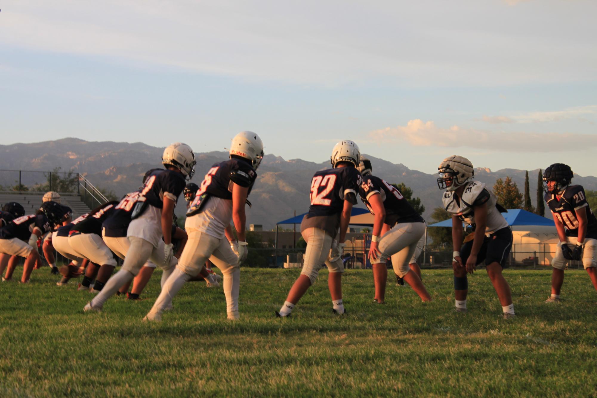 Red vs Blue Scrimmage Kicks Off the Season