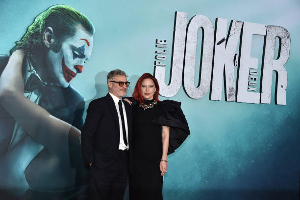 US actress and singer Lady Gaga (R) and US actor Joaquin Phoenix attend the US premiere of Warner's "Joker: Folie a Deux" at the TCL Chinese theatre in Hollywood, California, September 30, 2024. (Photo by Chris Delmas / AFP) (Photo by CHRIS DELMAS/AFP via Getty Images)