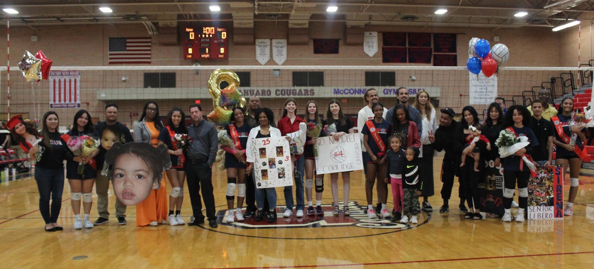 Girl's Volleyball Senior Night