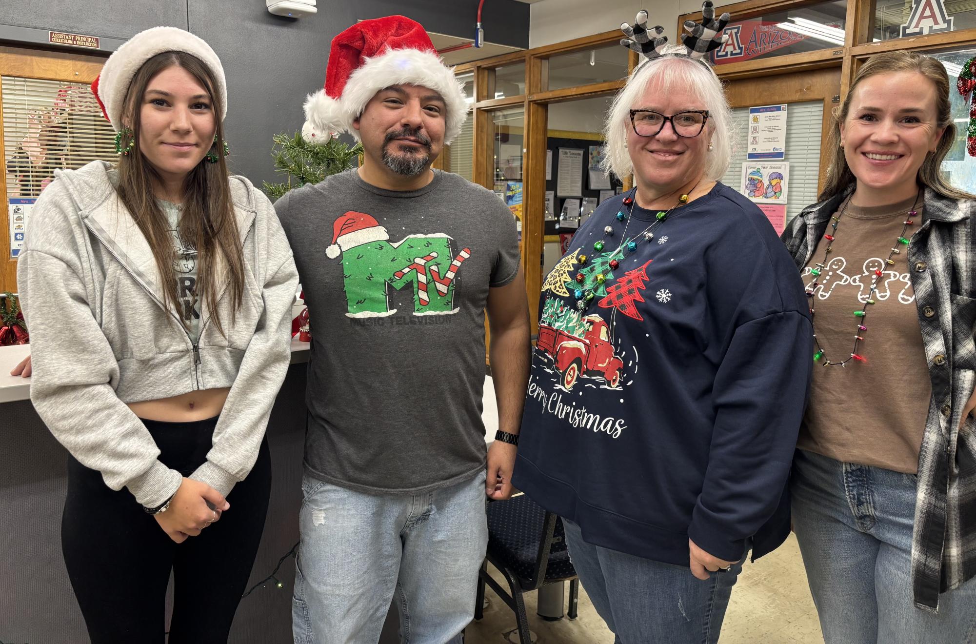 Christmas Spirit Courses Through Sahuaro