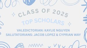 Class of 2025' Top 3 Scholars