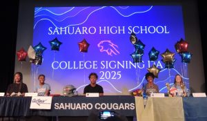 Five Sahuaro Athletes Commit to the Collegiate Level