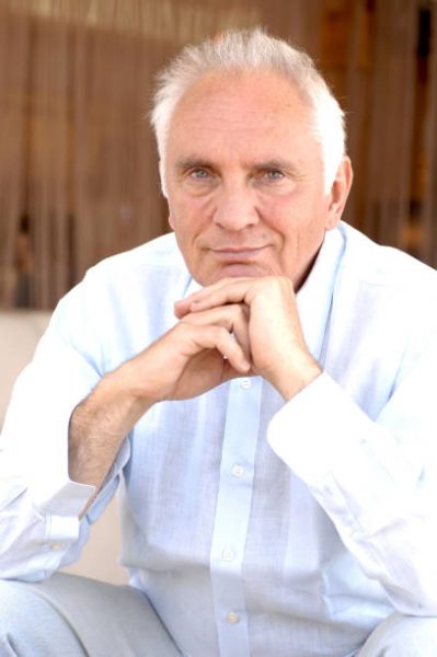 Terence Stamp during 2005 Cannes Film Festival - Terence Stamp Portraits at Orange Beach in Cannes, France. (Photo by J. Quinton/WireImage)