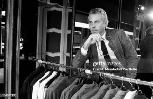 Portrait of the Italian designer Giorgio Armani. Seventies (Photo by Adriano Alecchi/Mondadori via Getty Images)