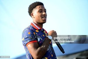 ANAHEIM, CA - SEPTEMBER 10:  Rapper Youngboy performs onstage during the Day N Night Festival at Angel Stadium of Anaheim on September 10, 2017 in Anaheim, California.  (Photo by Scott Dudelson/Getty Images)