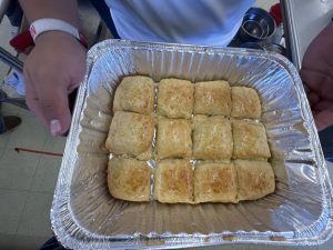 This week we made Texas Roadhouse rolls with the cinnamon Butta