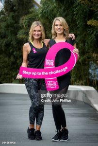 LONDON, ENGLAND - APRIL 10:  Sky News presenter Jacquie Beltrao and Good Morning Britain's Charlotte Hawkins are encouraging people to get together and join Breast Cancer Care's Pink Ribbon Walk to raise vital funds to support people affected by the most common cancer in the UK,  on April 10, 2018 in London, England.  (Photo by John Phillips/Getty Images for Breast Cancer Care)