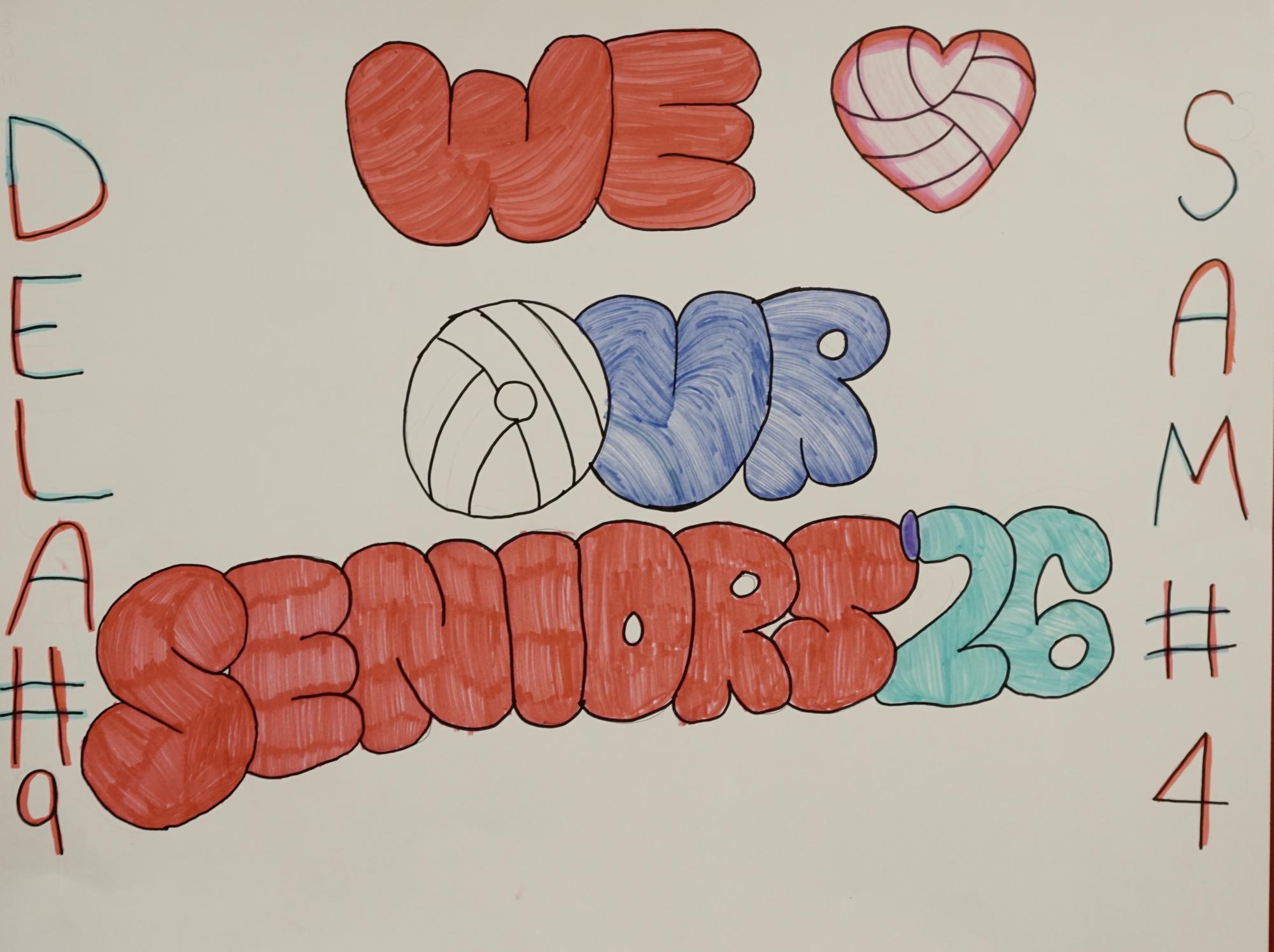 Two Volleyball Seniors Celebrate Senior Night 2025!