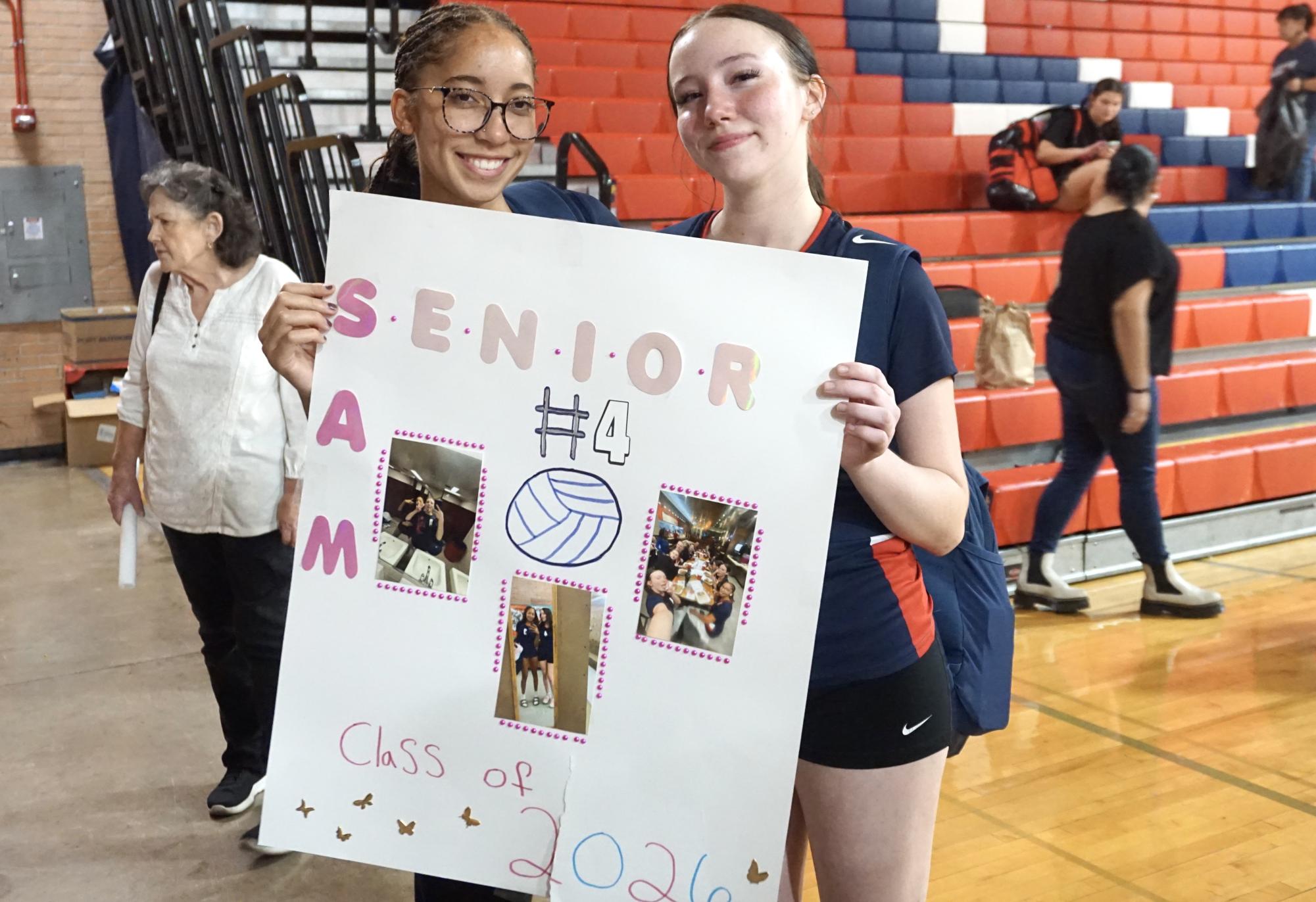 Two Volleyball Seniors Celebrate Senior Night 2025!