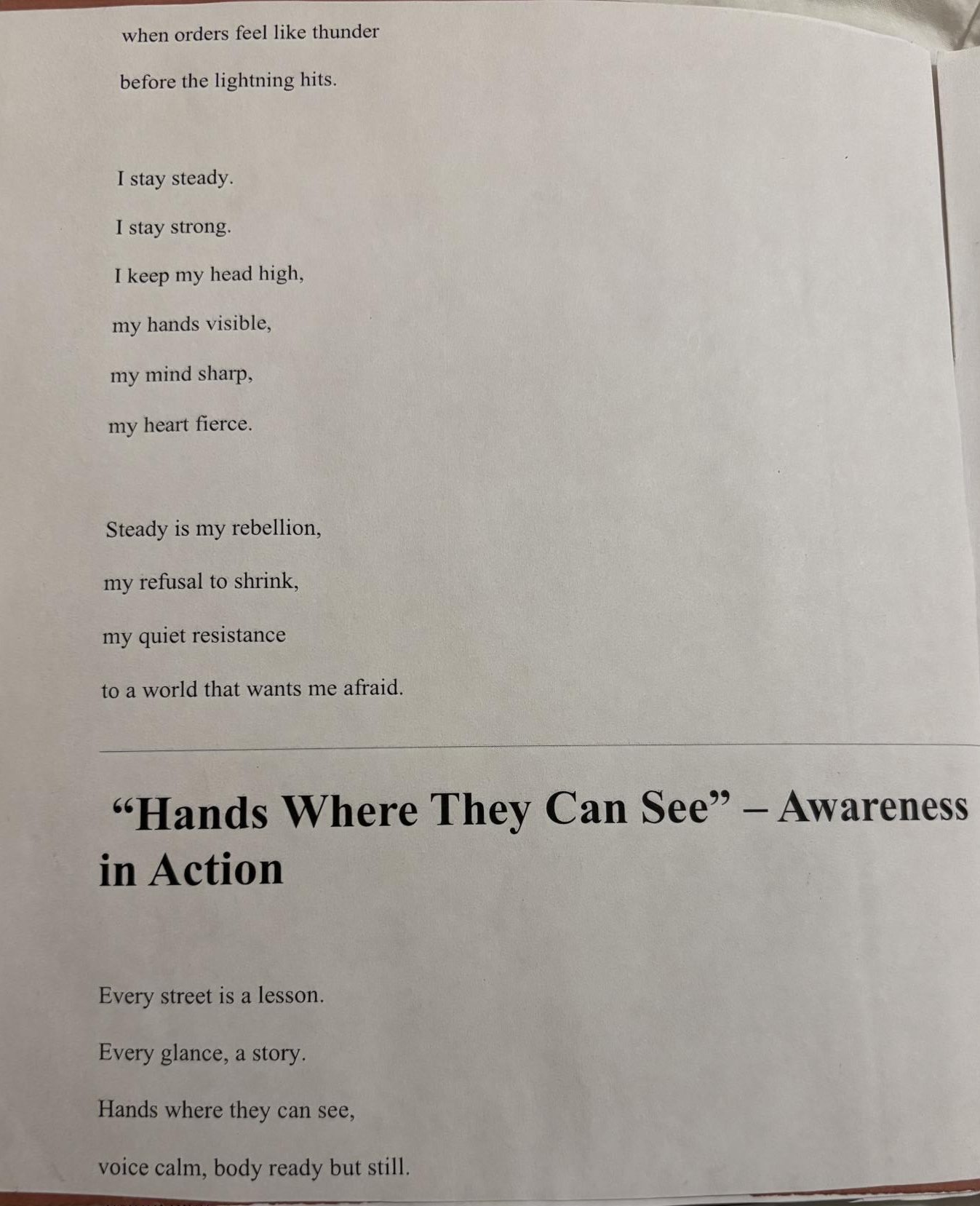 Police Brutality Zine