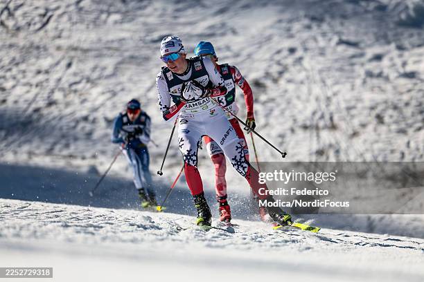 RAMSAU, AUSTRIA - DECEMBER 19: Jens Luraas Oftebro of Norway competes in the Men Mass Start Normal Hill/10Km  on December 19, 2025 in Ramsau, Austria. (Photo by Federico Modica/NordicFocus/Getty Images)