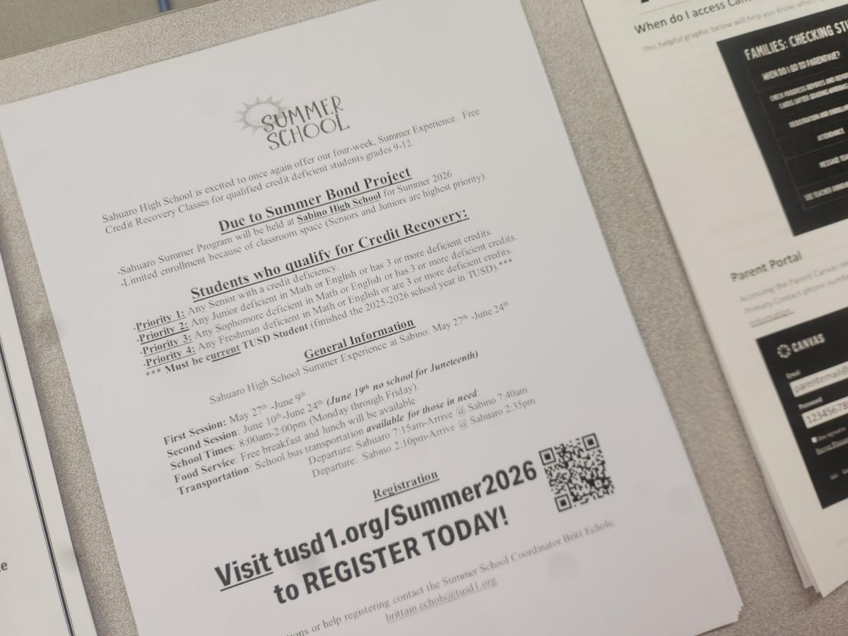Sahuaro High School Summer School: Registration and Details